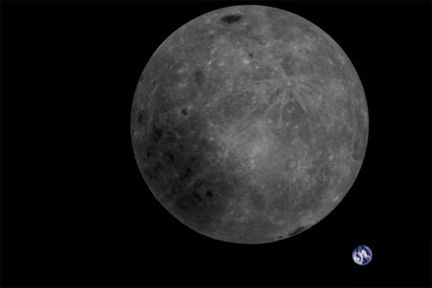 Satelit China Berhasil Abadikan Gambar Bulan dengan Latar Bumi