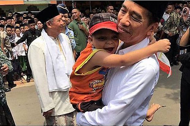 Teriakan Anak Berkebutuhan Khusus di Cianjur Minta Digendong Jokowi