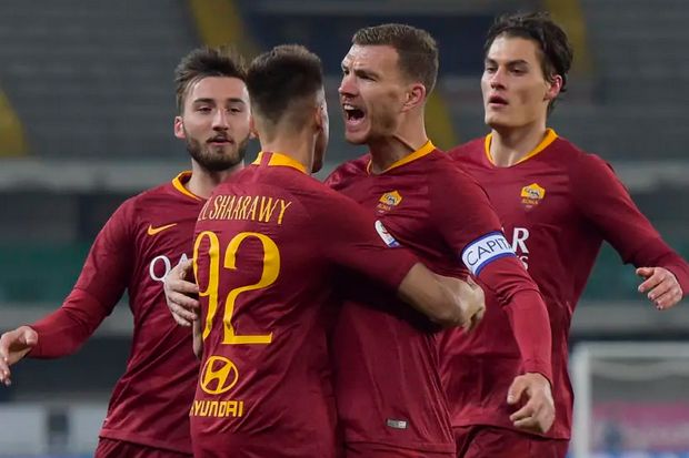 Bawa Roma Kalahkan Chievo, Edin Dzeko Malah Kesal