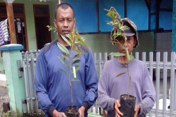 Petani di Ciamis Gembira Terima Bibit Durian dari Presiden Jokowi