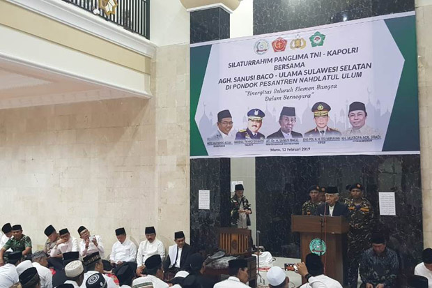 Panglima TNI dan Kapolri Gelar Silaturahmi dengan Ulama se-Sulawesi Selatan