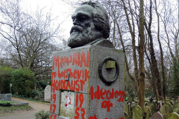 Lagi, Makam Karl Marx Jadi Korban Vandalisme