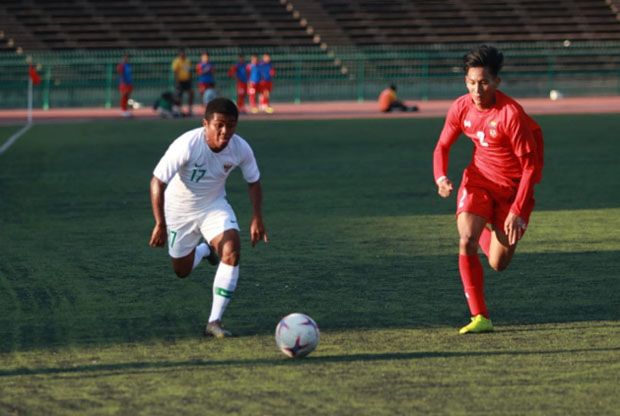 Timnas U-22 Diimbangi Myanmar, Indra Sjafri Tak Salahkan Lapangan