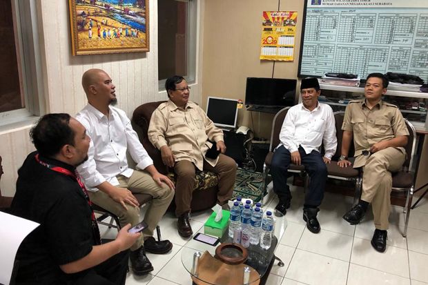 Kunjungi Ahmad Dhani di Lapas, Prabowo Kritik Penegakan Hukum