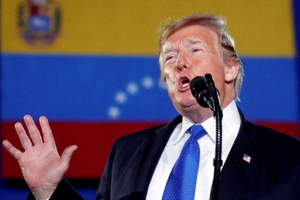Trump kepada Militer Venezuela: Dukung Guaido atau Kehilangan Segalanya