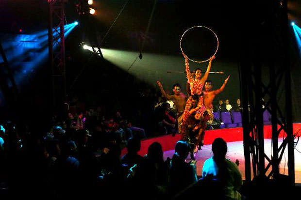 Menghibur dan Menegangkan di Sirkus “The Great 50 Show”