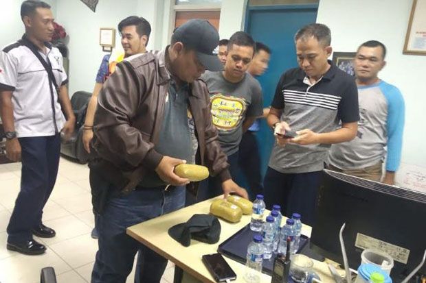 Keamanan Bandara SMB II Palembang Gagalkan Pengiriman 2,6 Kg Sabu