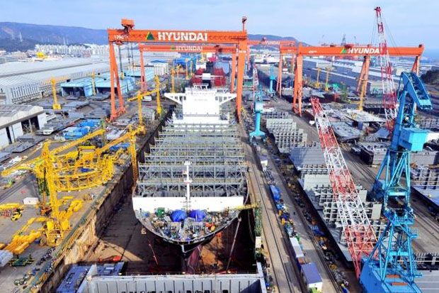 Tepis Skeptisme, Hyundai Heavy Industries Rajai Perkapalan