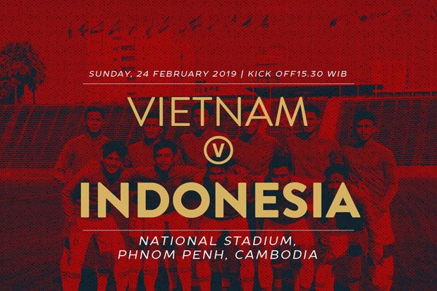 Susunan Pemain Timnas Indonesia U-22 vs Vietnam U-22
