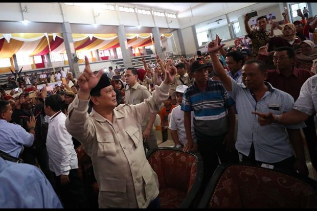Prabowo: Saya Tak Akan Berhenti Berjuang sampai Petani Tersenyum