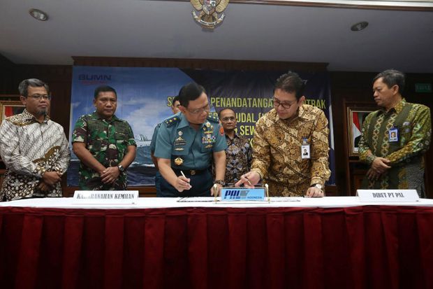 PT PAL Indonesia Serahkan Kapal Cepat Rudal 600 Meter ke Kemhan