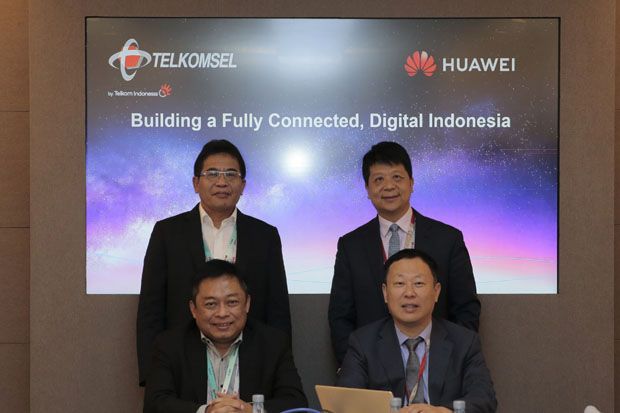 Telkomsel-Huawei Siap Bangun Infrastruktur TIK di Indonesia