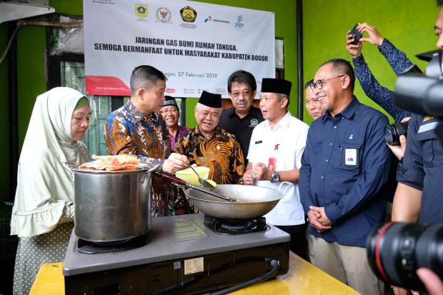 PGN Bangun 5.120 Jaringan Gas Rumah Tangga di Bogor