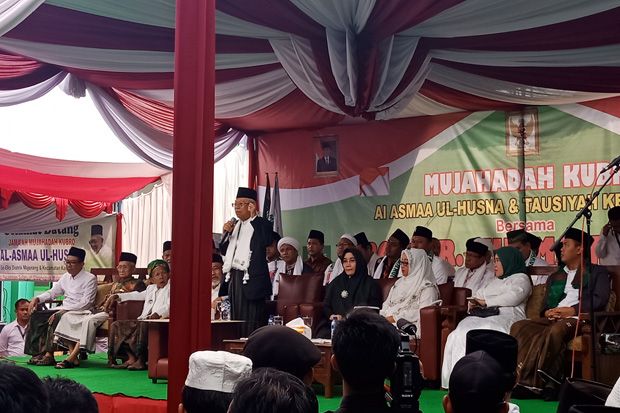 Maruf Amin Hadiri Mujahadah Kubro dan Tausiyah Kebangsaan di Cilacap
