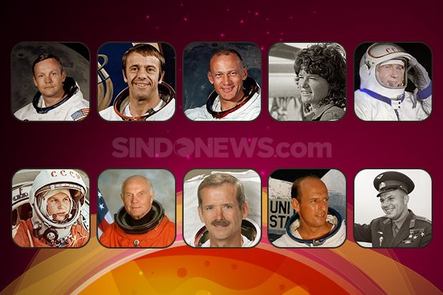 10 Astronot Paling Terkenal Sepanjang Masa