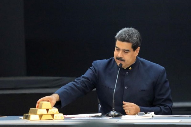 Maduro Ambil 8 Ton Emas dari Bank Sentral Venezuela