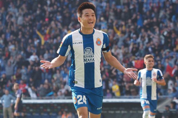 Cuma Butuh 5 Laga, Wu Lei Jadi Pemain China Pertama Cetak Gol di La Liga