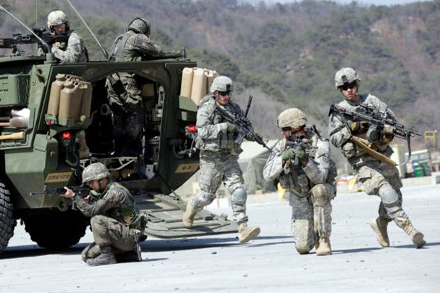 AS Hentikan Latihan Militer Skala Besar dengan Korsel