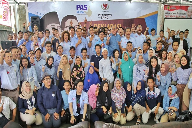 Prabowo-Sandi Dapat Dukungan dari Kaum Milenial PAS 02 Muda
