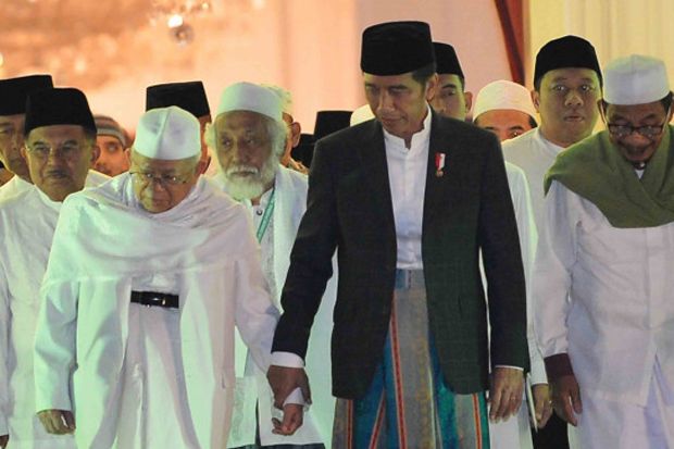 Akhawat Habaib dan Dai Nusantara Deklarasikan Dukung Jokowi-Maruf Amin