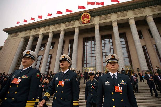 China Naikkan Belanja Pertahanan demi Keamanan Nasional