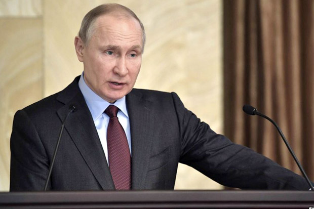 Putin Sebut Rusia Gagalkan Aksi Spionase Hampir 600 Mata-mata