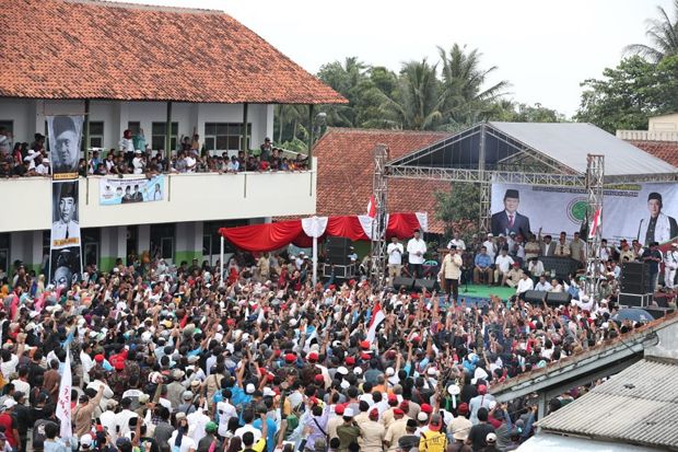 Sowan ke Ponpes Darussalam Garut, Prabowo Didoakan Jadi Presiden