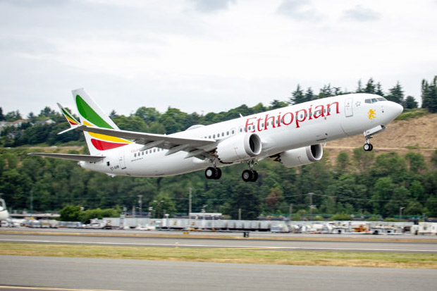 Angkut 157 Orang, Pesawat Ethiopian Airlines Jatuh Setelah Lepas Landas