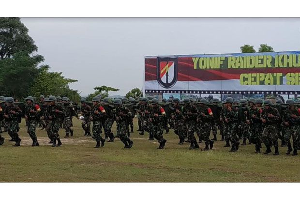 Uji Kemampuan Tempur Prajurit Raider 136/Tuah Sakti Latihan di Bintan dan Batam