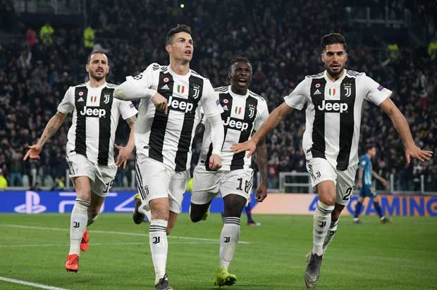 Hat-trick Ronaldo Bawa Juventus Lolos ke Perempat Final