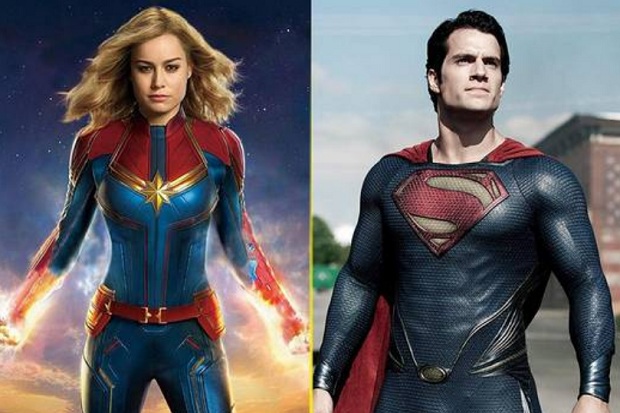 Captain Marvel vs Superman, Siapa yang Lebih Kuat?