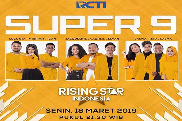 Daftar Lagu yang Dibawakan di Super 9 Rising Star Indonesia