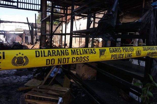 Ruko di Pasar Purwodadi Bengkulu Utara Terbakar