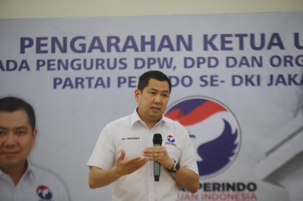 HT Ajak Kader Partai Perindo Awasi Pemilu 2019