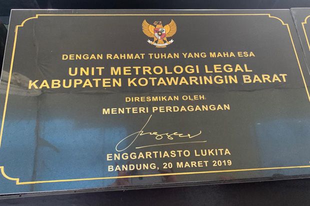 Unit Metrologi Legal Kobar Diresmikan Menteri Perdagangan di Bandung