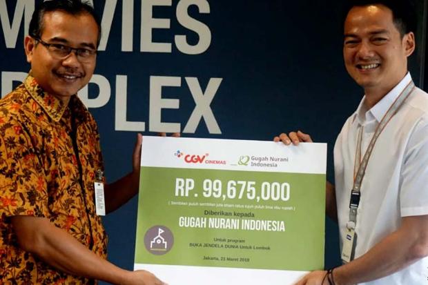 CJ CGV Cinemas Indonesia Jualan Totebag untuk Pendidikan di Lombok