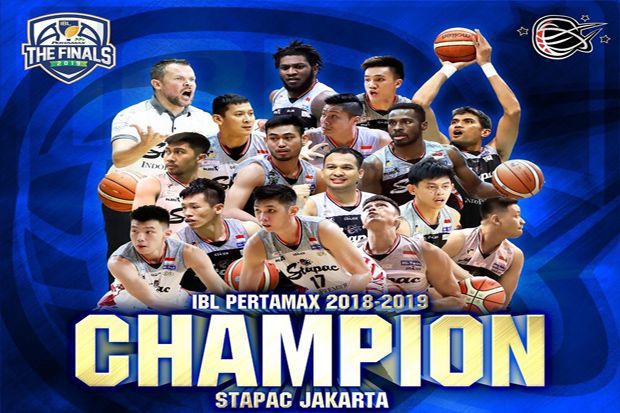 Kalahkan Satria Muda, Stapac Jakarta Juara IBL 2018/2019