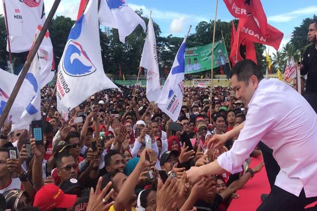 Ikut Kampanye Akbar, HT: Kita Dukung Jokowi Majukan Indonesia