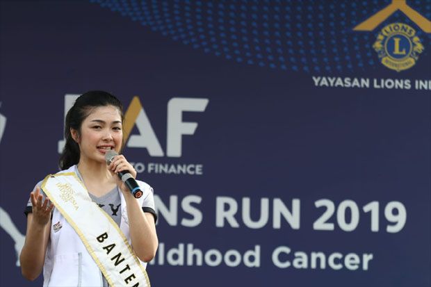 Runner Up Miss Indonesia 2019 Ajak Masyarakat Sadar Anak Pengidap Kanker