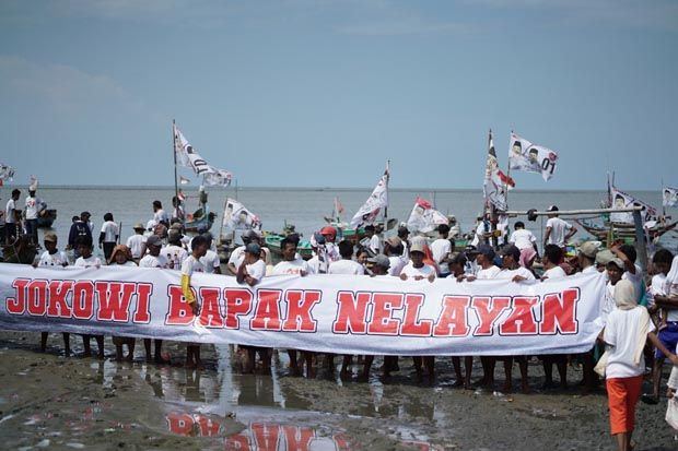 Nelayan Kabupaten Serang Sebut Jokowi Bapak Nelayan