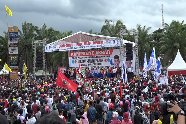 Ribuan Simpatisan Perindo Sulbar Ramaikan Kampanye Jokowi di Mamuju