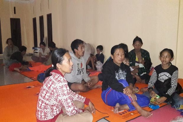 Tadi Malam 30 Warga Dusun Pucang Sudah Kembali Pasca-Erupsi Gunung Agung