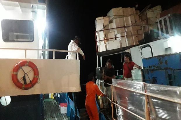 Bawa Logistik Pemilu 2019, Kapal Bayu Permata Kandas di Pulau Rusa