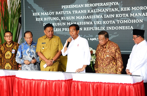 Jokowi Resmikan 3 KEK di Timur Indonesia, Incar Investasi Rp110 T