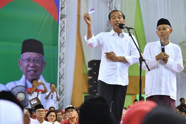 Kampanye di Ngawi, Capres Jokowi Promosikan Kartu Prasejahtera