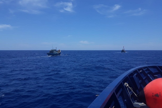 KKP Kembali Tangkap Dua Kapal Ikan Ilegal Berbendera Vietnam