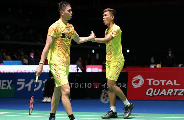Fajar/Rian Rebut Tiket Ketiga Babak Kedua Malaysia Open