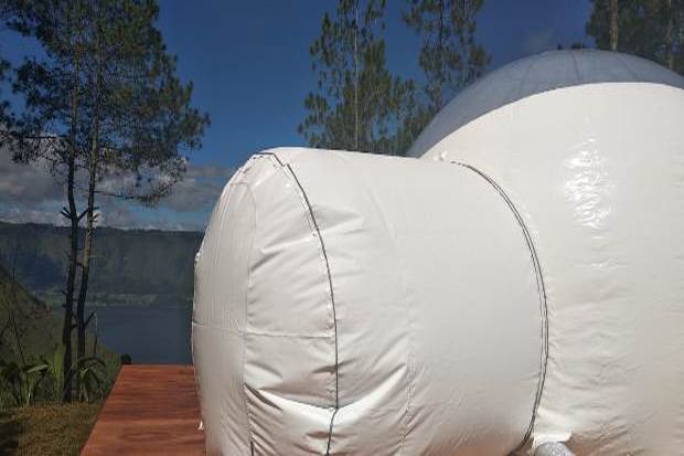 Bubble Tent Pertama di Sumatera Hadir di The Kaldera Danau Toba