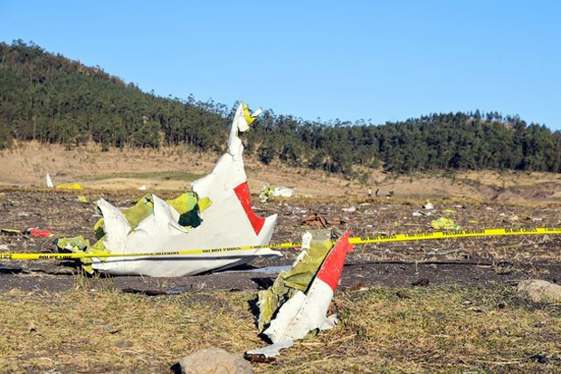 Sensor Rusak Pemicu Kecelakaan Ethiopian Airlines 737 MAX