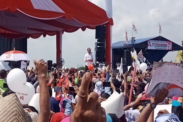 Jokowi Larang Orang Tua Bawa Anak Kecil Berkampanye